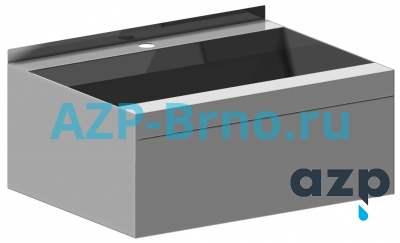 Раковина из нержавеющей стали AUM 030 AZP Brno Чехия (фото, схема) Раковина из нержавеющей стали AUM 030 AZP Brno Чехия (фото, схема)